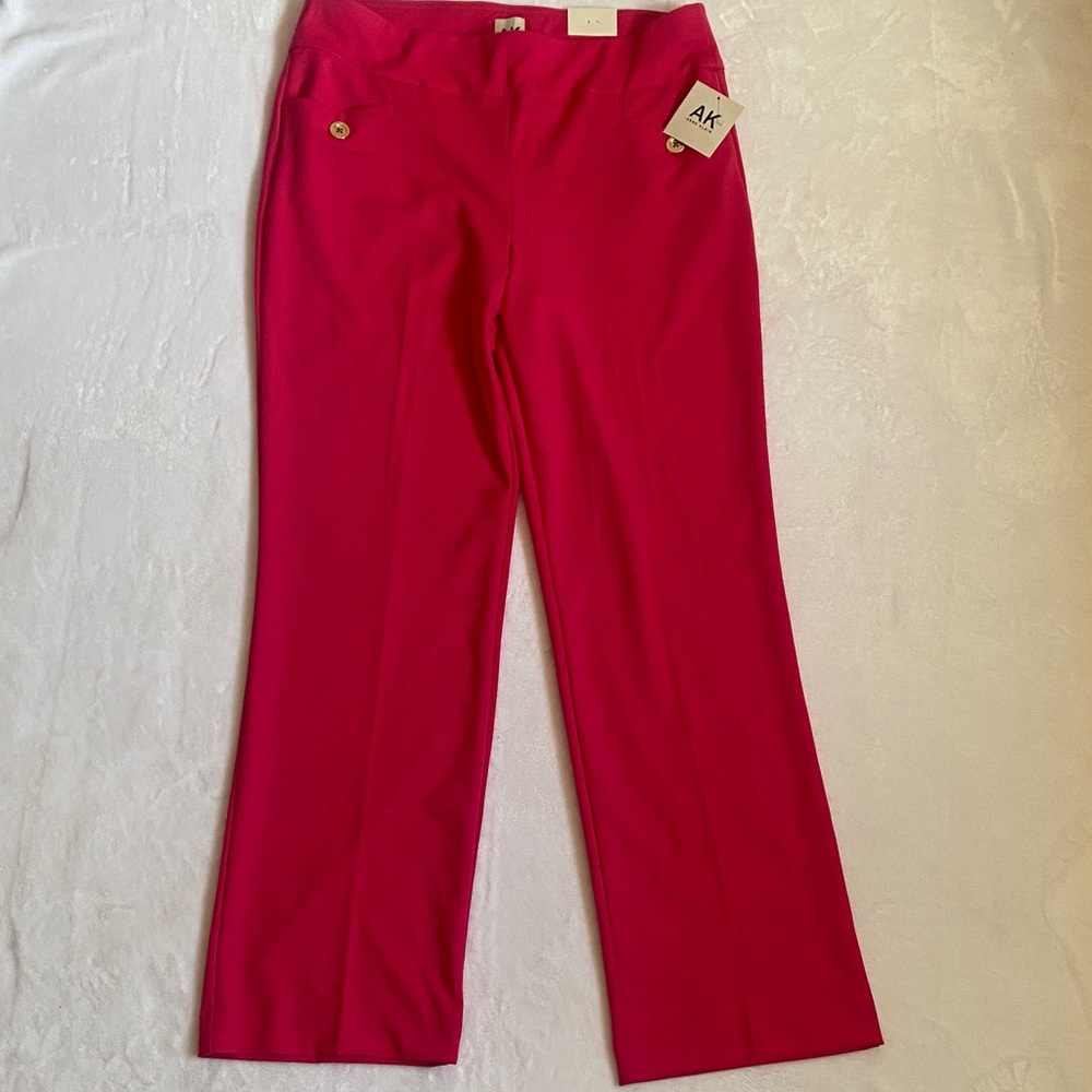 AK Anne Klein Pink Trousers